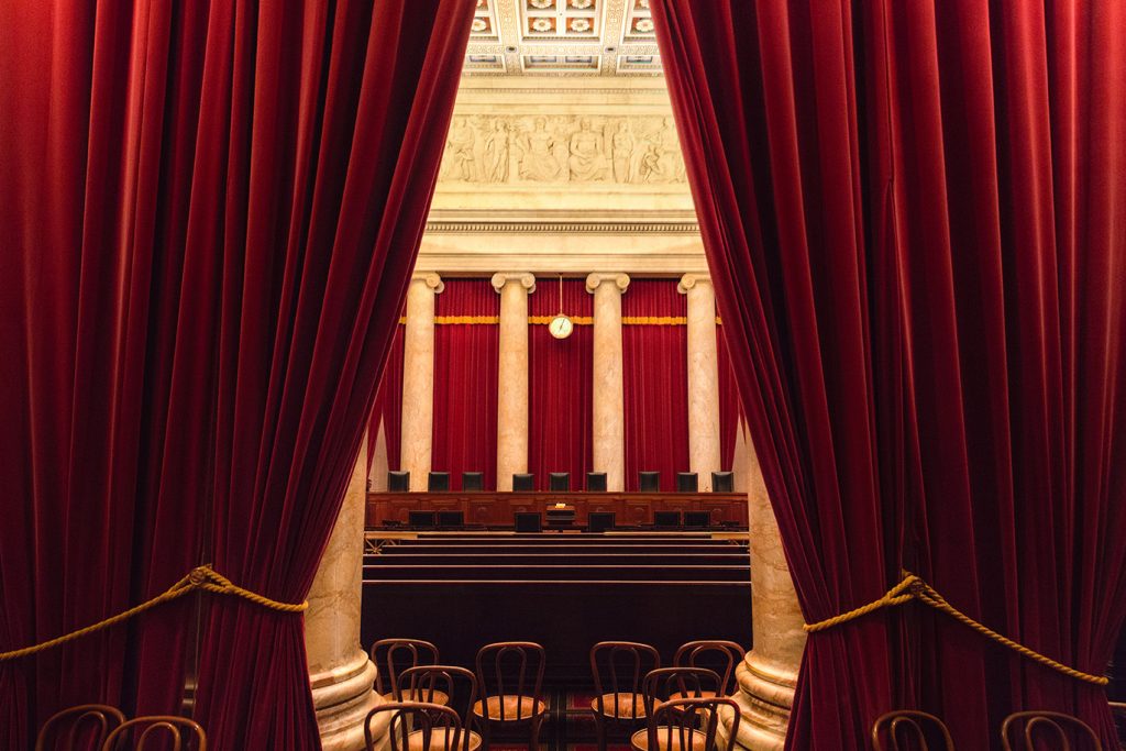 United States Supreme Court Chamber